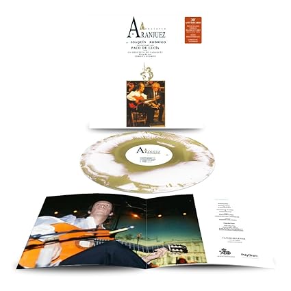 Concierto de Aranjuez (Edición 30º Aniversario) - Vinilo Color Blanco & Oro Efecto A Side / B Side - Paco DeLucía | VinylStation Radio
