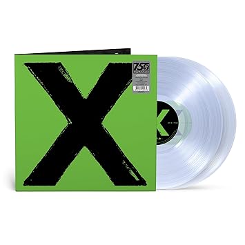 X (Atlantic Records 75th Anniversary Edition) (2 LP) - Transparente [Vinilo] - Ed Sheeran | VinylStation Radio