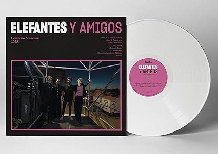 Concierto Sonorama 2023 - LP Blanco [Vinilo] - Elefantes | VinylStation Radio