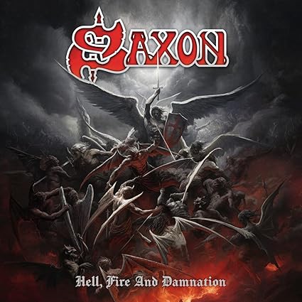 Hell, Fire and Damnation (LP). En funda exterior con UV brillante y fundas interiores impresas [Vinilo] - Saxon | VinylStation Radio