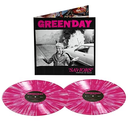 Saviors (édition de luxe) (2 LP) Color Rosa con salpicaduras [Vinilo] - Green Day | VinylStation Radio