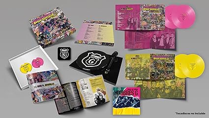 Del Rosa Al Amarillo Amarillo y Rosa Slipmat + Libreto + Parche + Lámina - Hombres G | VinylStation Radio